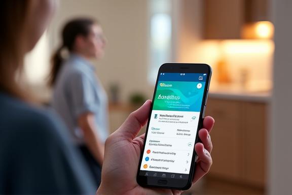 Smartphone-App zur Steuerung von Haushaltsgeräten